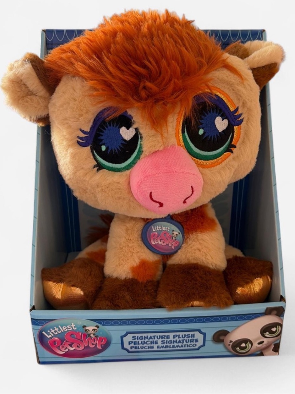 littlest pet shop - signature plush - highland cow